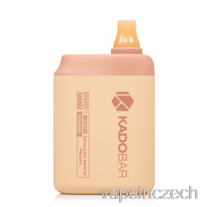 Kado Bar Br5000 Jednorázové Chlazené Fenta Peach Vape Pero